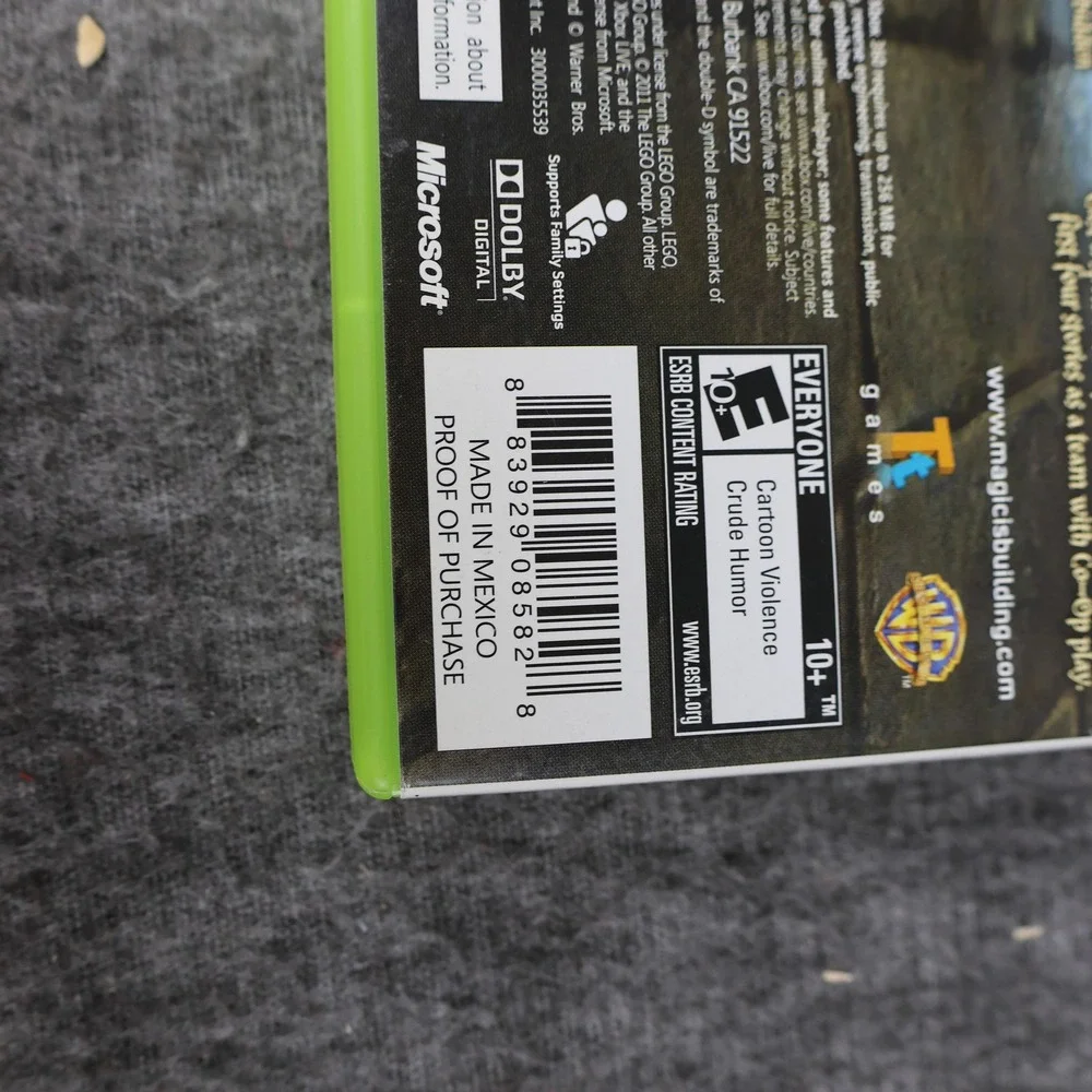 LEGO Harry Potter Years 1-4 Xbox 360 Game Platinum Hits CIB E10+ WB Games NTSC